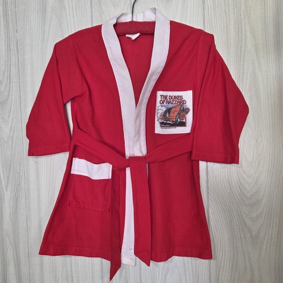 Pca Skin Other - VTG 1980s Dukes Of Hazards Kids Graphic Bath Sleep Robe Y2K Size 6/7